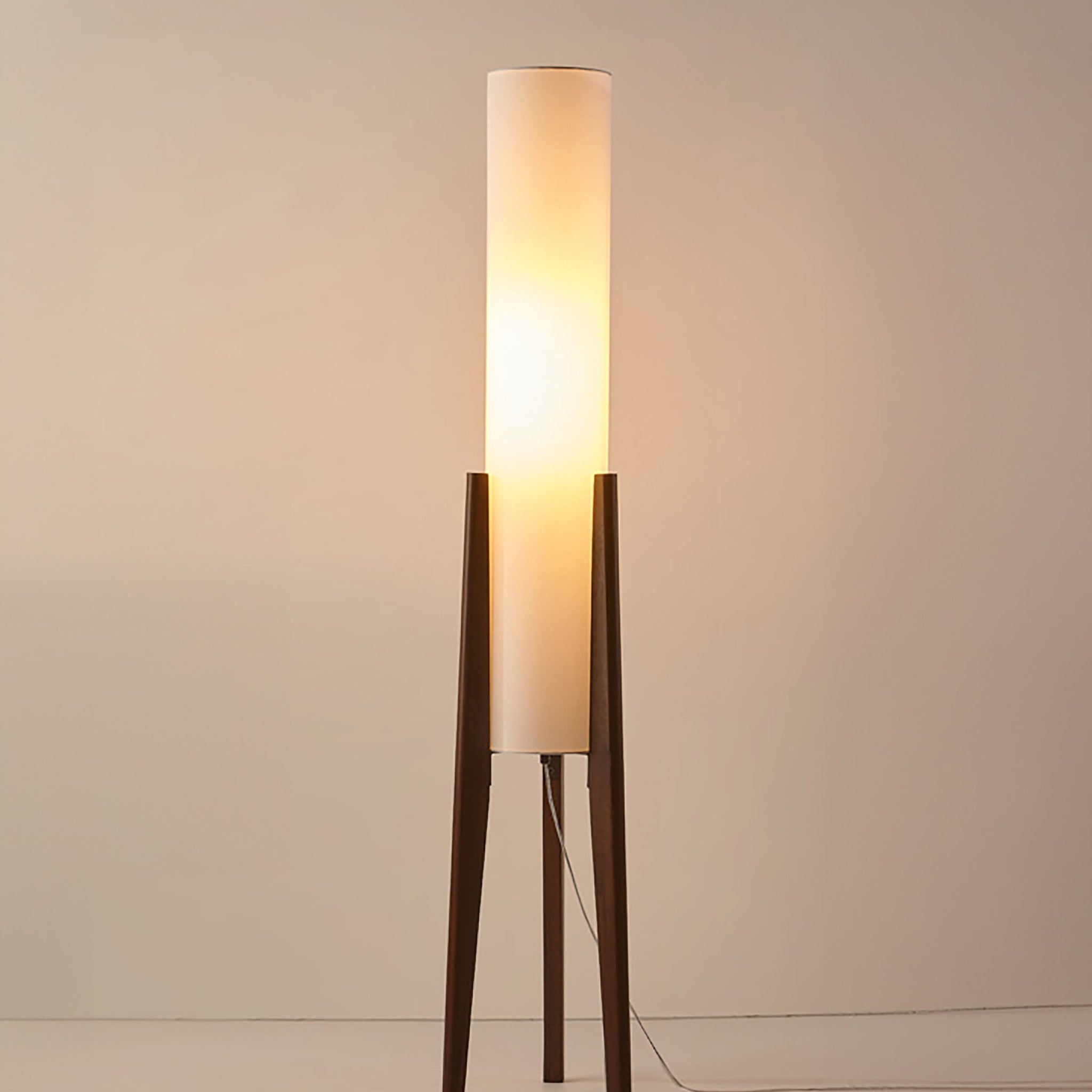 Walnut Floor Lamp Solid Wood Art Lamp