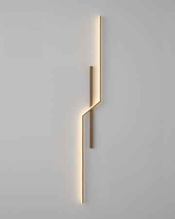 Linear Wood Grain LED Wall Lamp